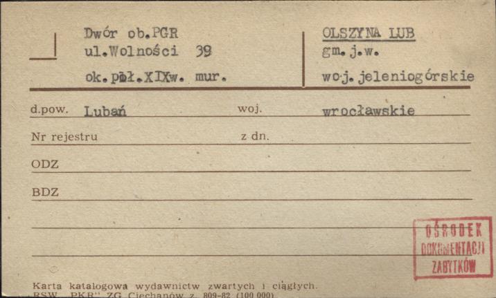 dwór, ob. PGR, skan 1