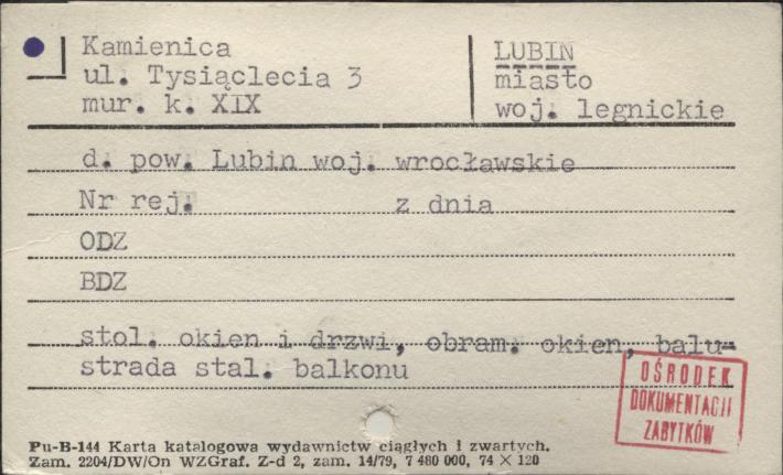 kamienica, skan 1