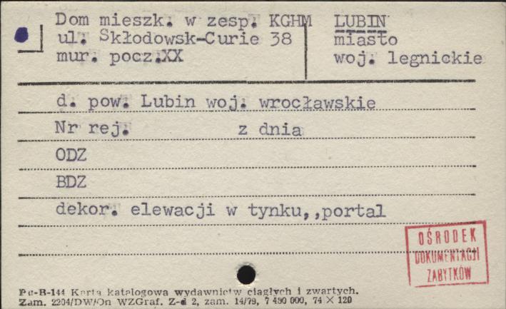 dom mieszkalny w zesp. KGHM, skan 1
