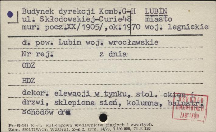 budynek dyrekcji Komb. G-H, skan 1