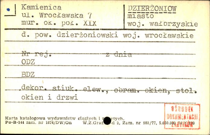 kamienica, skan 1