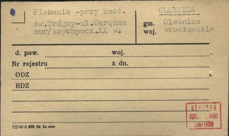 plebania - przy kość. św. Trójcy, skan 1