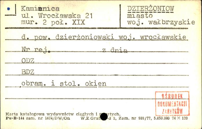 kamienica, skan 1