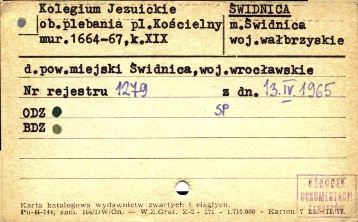 kolegium jezuickie ob. plebania, skan 1
