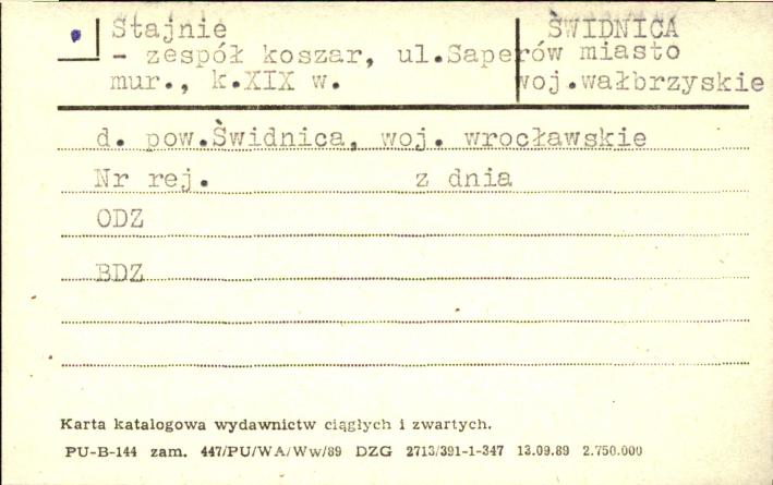 stajnie - zespół koszar, skan 1