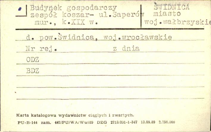 budynek gospodarczy, zespół koszar, skan 1
