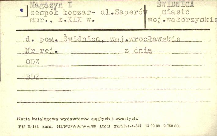 magazyn I, zespół koszar, skan 1