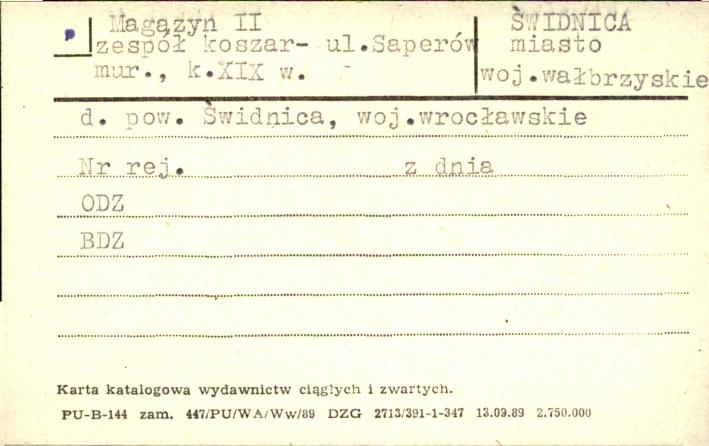 magazyn II, zespół koszar, skan 1