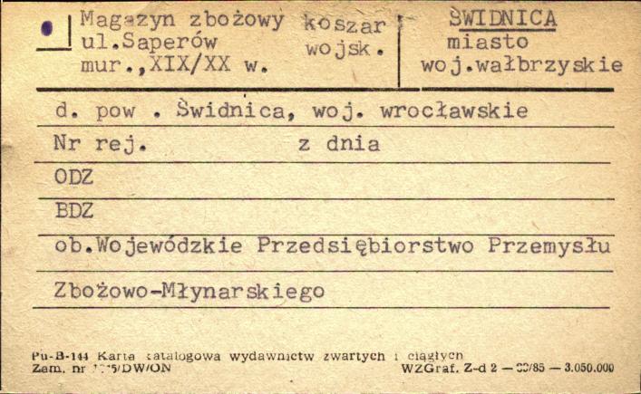 magazyn zbożowy koszar wojskowych, skan 1