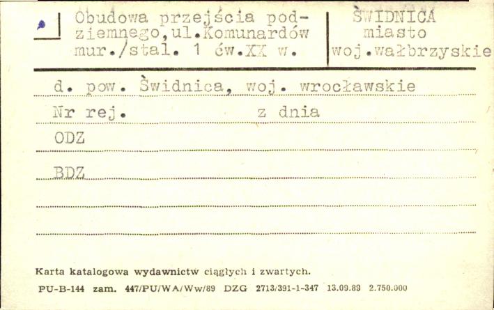 obudowa przejścia podziemnego, skan 1