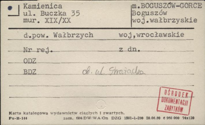 kamienica, skan 1