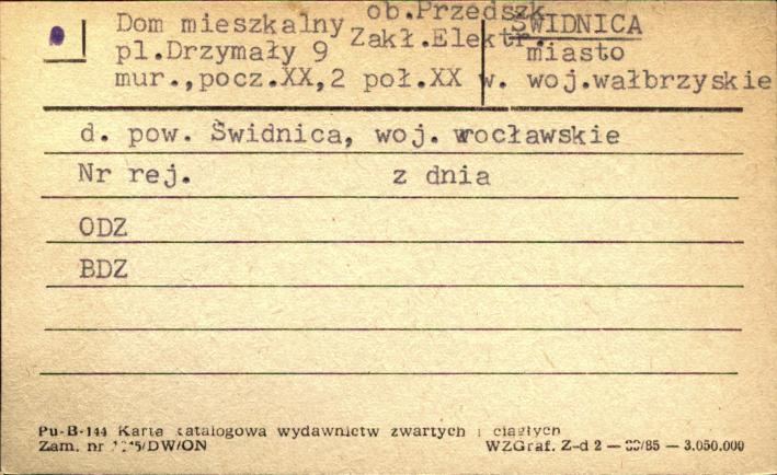 dom mieszkalny ob. przedszkole zakł. elektr., skan 1