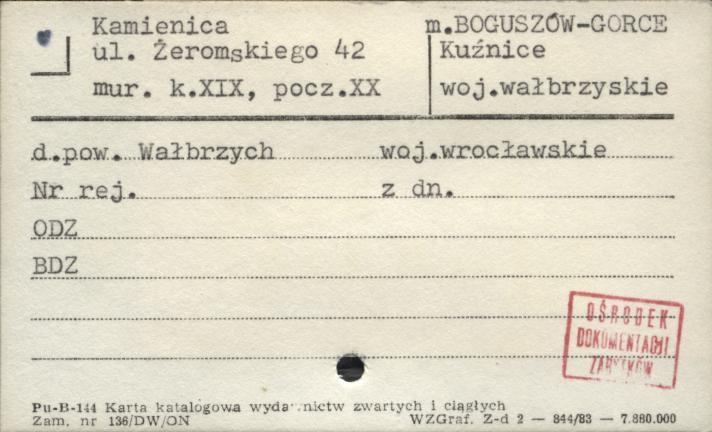 kamienica, skan 1