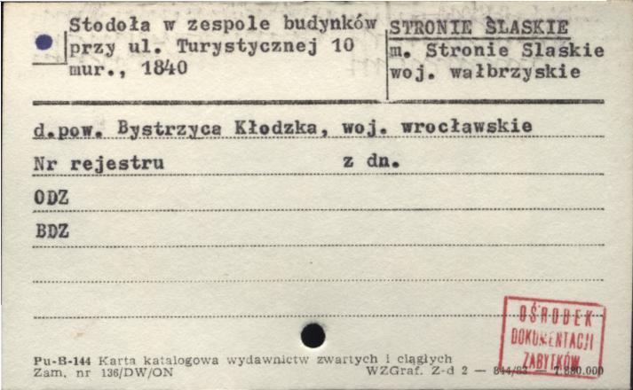 stodoła w zespole budynków, skan 1