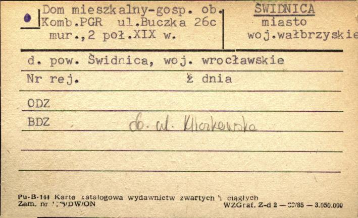 dom mieszkalno-gospodarczy ob. komb. PGR, skan 1