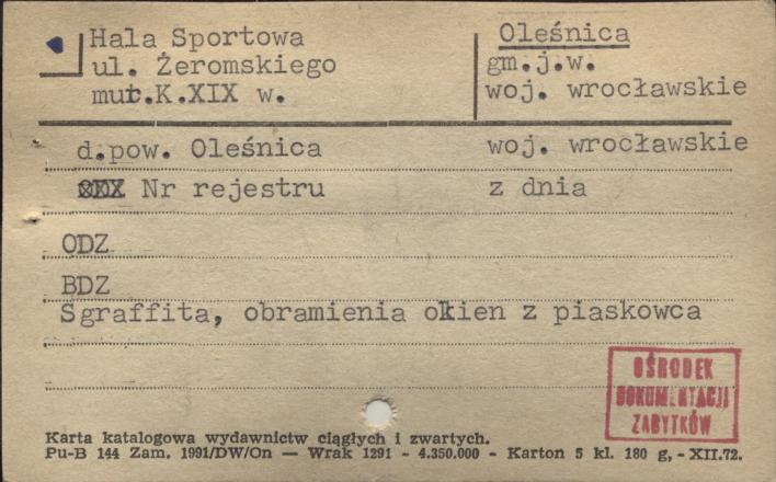 hala sportowa, skan 1