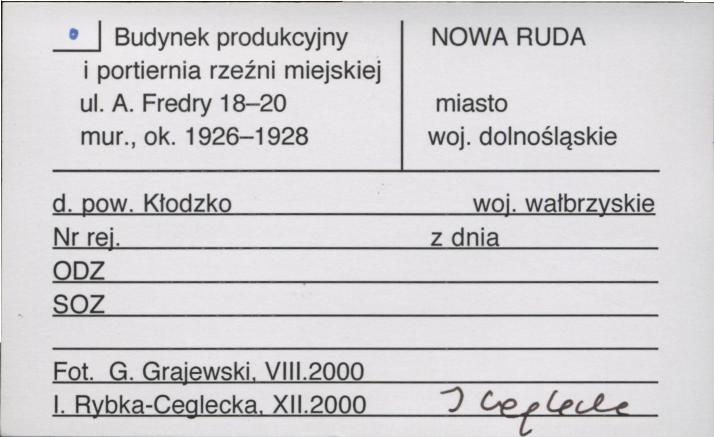 budynek produkcyjny i portiernia rzeźni miejskiej, skan 1