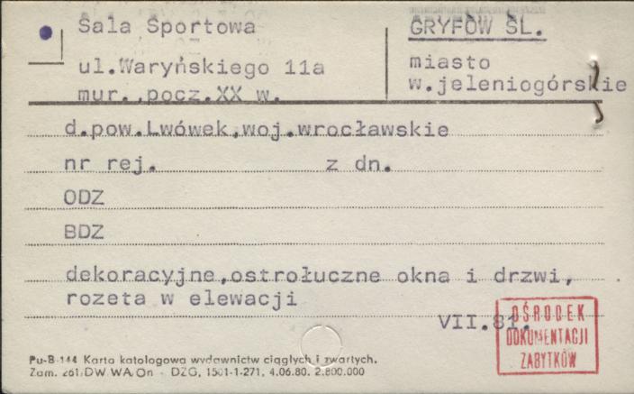 Sala Sportowa, skan 1