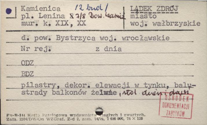 kamienica (2 bud.), skan 1