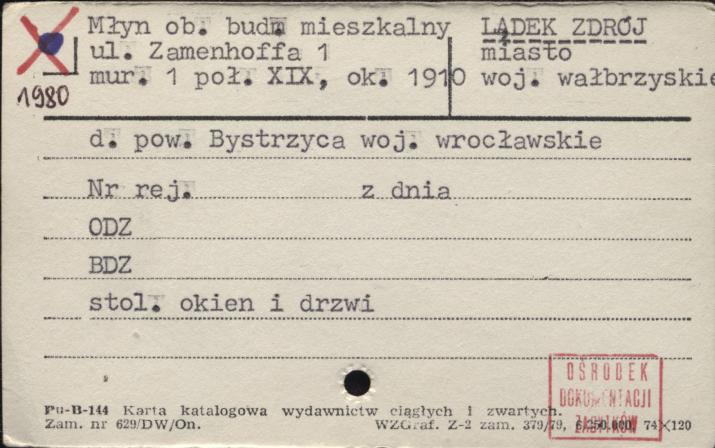 młyn ob. bud. mieszkalny, skan 1