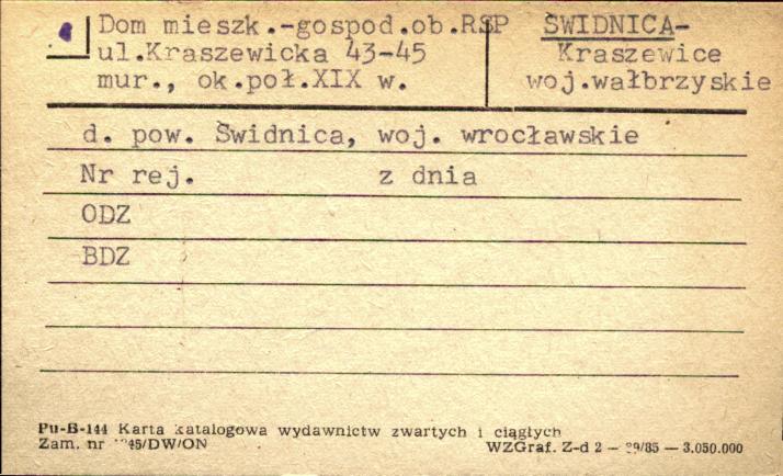 dom mieszkalno-gospodarczy ob. RSP, skan 1