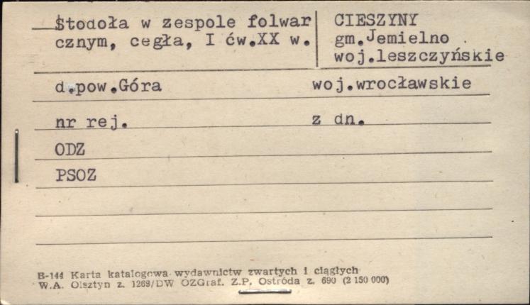 stodoła w zespole folwarcznym, skan 1