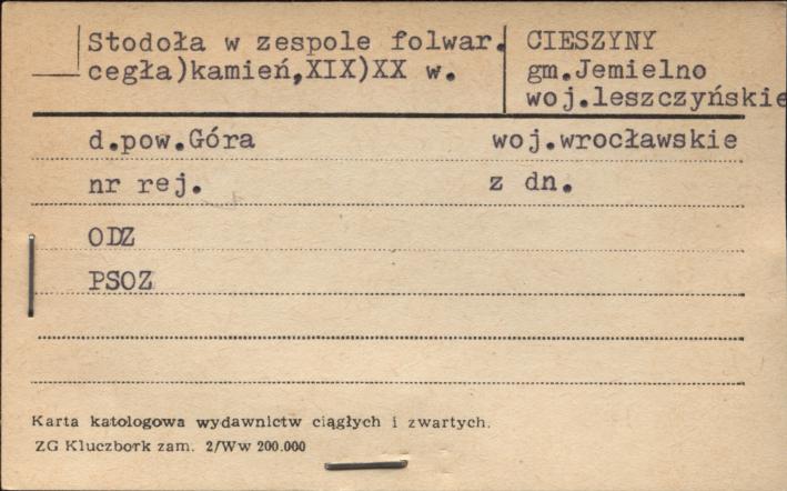 stodoła w zespole folwacznym, skan 1