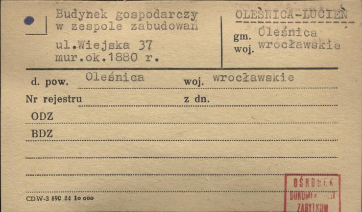 budynek gospodarczy w zespole zabudowań, skan 1