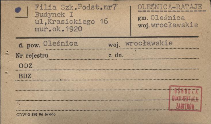 filia szk. podst. nr 7, budynek I, skan 1