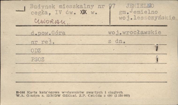 budynek mieszkalny, czworak, skan 1