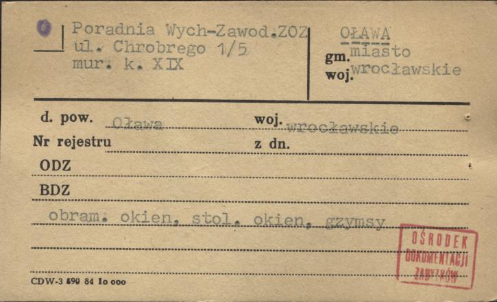 poradnia wych-zawod. zakład opieki zdrowotnej, skan 1