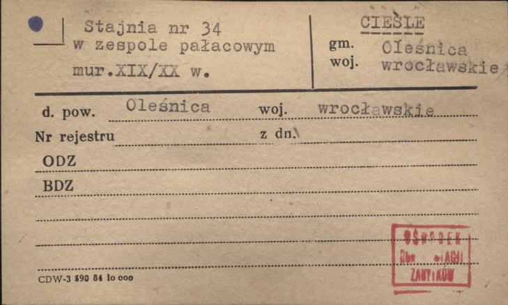 stajnia w zespole pałacowym, skan 1