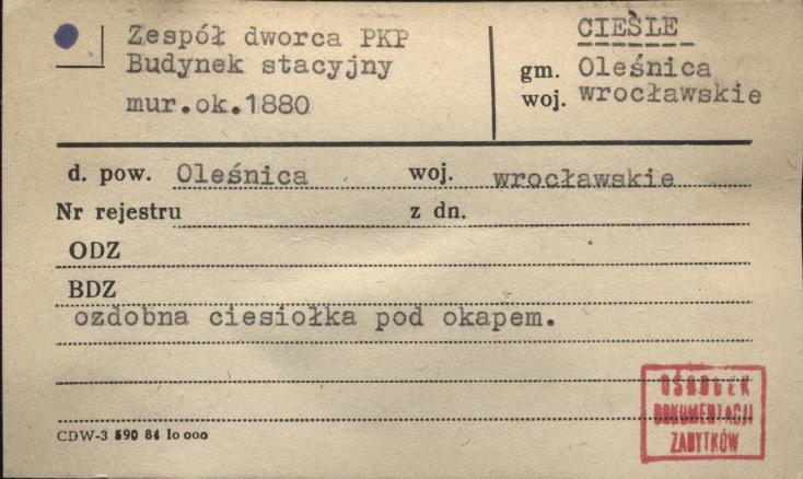 zespół dworca PKP budynek stacyjny, skan 1