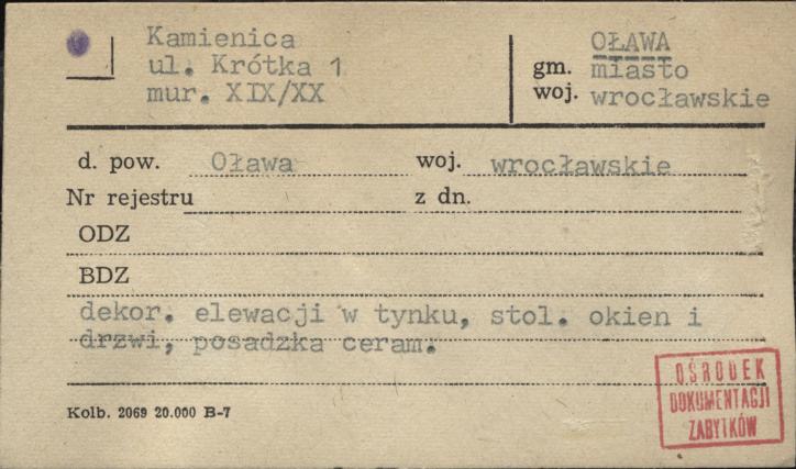 kamienica, skan 1