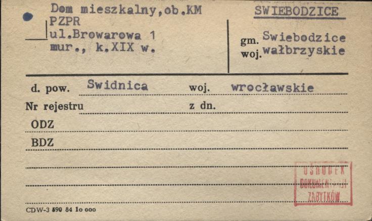 dom mieszkalny, ob. KM PZPR, skan 1