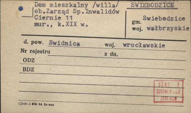 dom mieszkalny/willa/ ob. Zarząd Sp. Inwalidów, skan 1