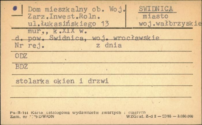 dom mieszkalny, ob. Woj. Zarz. Inwest. Roln., skan 1