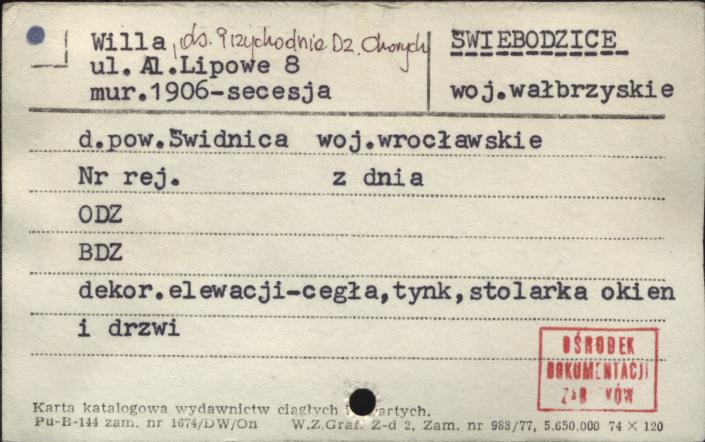 willa; ob. Przychodnia Dz. Chorych, skan 1
