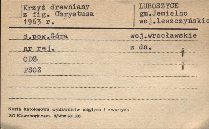 krzyż drewniany z figurą Chrystusa, skan 1