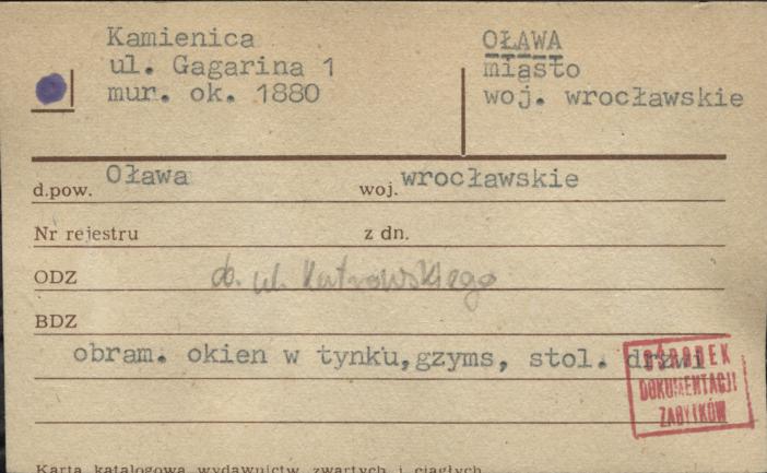 kamienica, skan 1