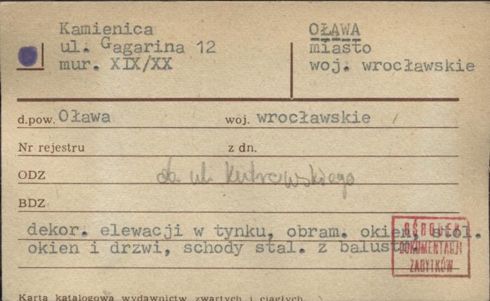 kamienica, skan 1