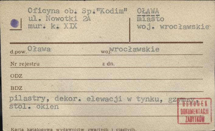 oficyna ob. Sp. Kodim, skan 1
