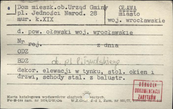 dom mieszkalny ob. urząd gminy, skan 1