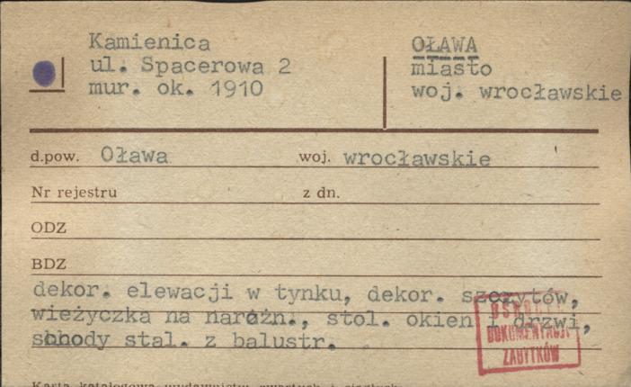 kamienica, skan 1