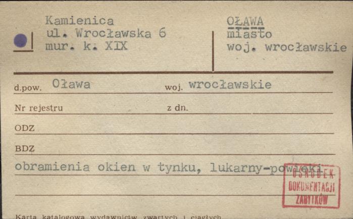 kamienica, skan 1