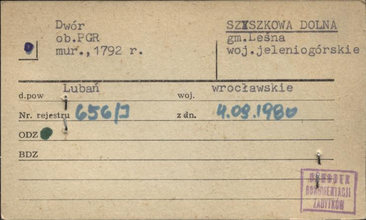 dwór ob. PGR, skan 1