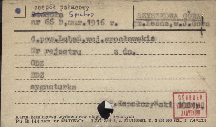 zespół pałacowy - spichlerz, skan 1