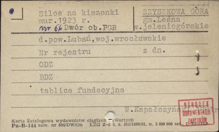 silos na kiszonki - dwór ob. PGR, skan 1