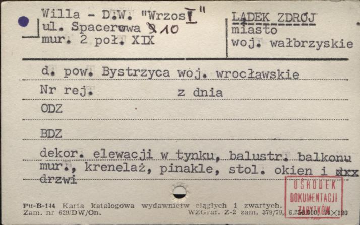willa - D. W. Wrzos I, skan 1