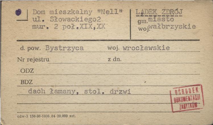 dom mieszkalny Nell, skan 1